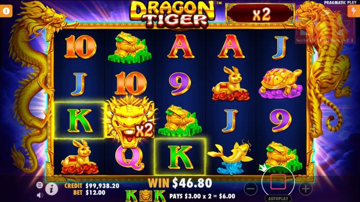 Kemenangan Besar di Slot Online Dragon Tiger Pragmatic Play